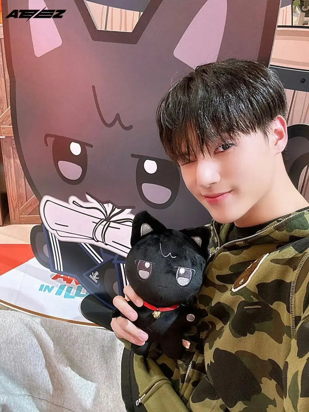 K-Pop Character Plush Toy, Cute Short Plush Stuffed Animal