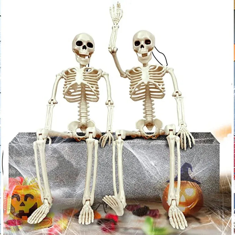 40cm Posable Skeleton Decoration for Halloween & Haunted Houses