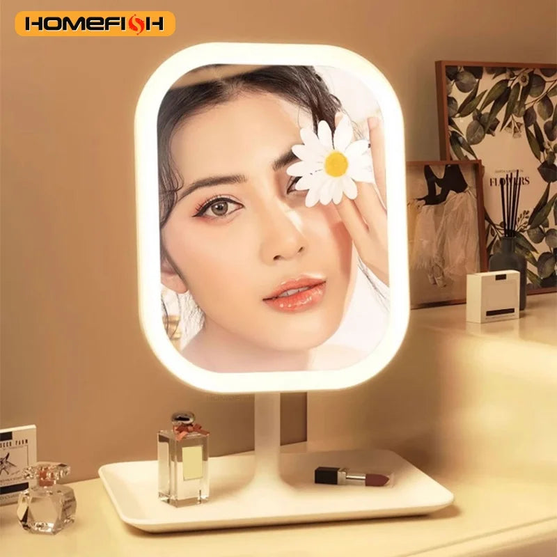 LED Vanity Mirror – Touch Control, 3 Light Colors