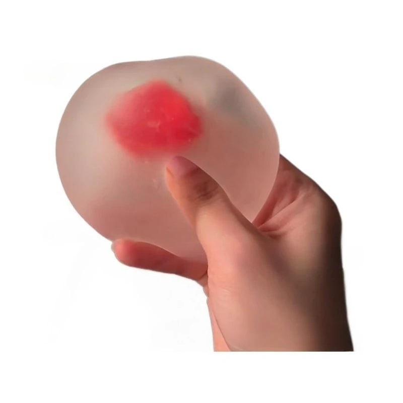 Strawberry Mochi Squishy Toy – Slow-Rebound Stress Relief
