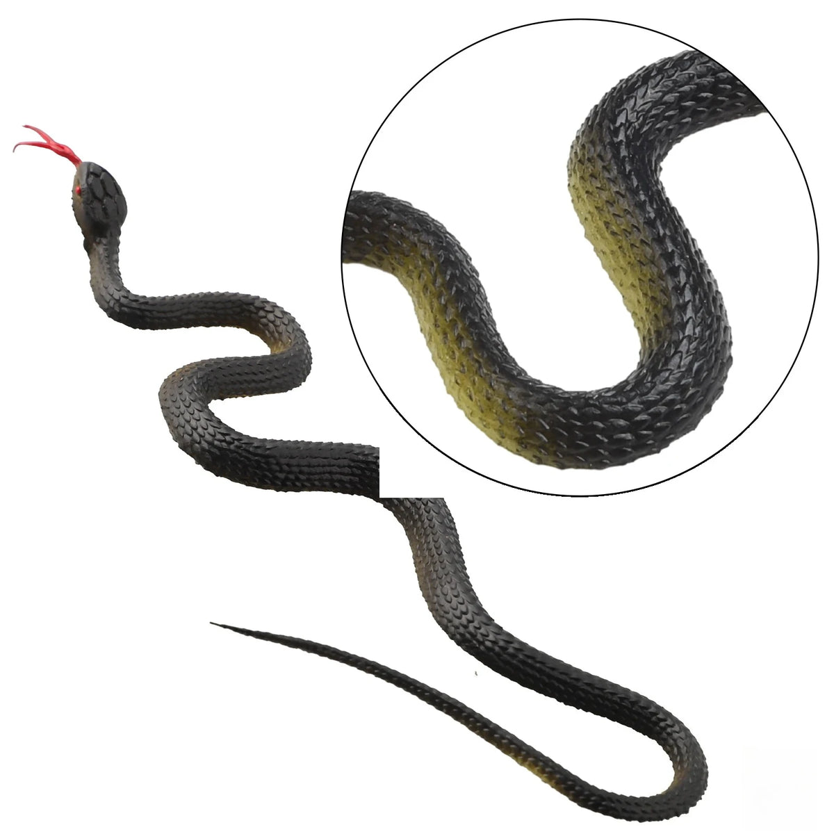 45cm Realistic Fake Snake Prank Prop for Halloween