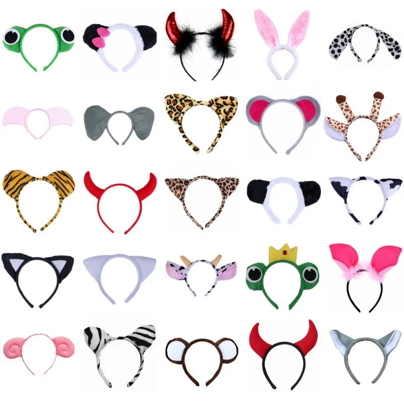 Kawaii Animal Headband for Cosplay, Halloween & Parties