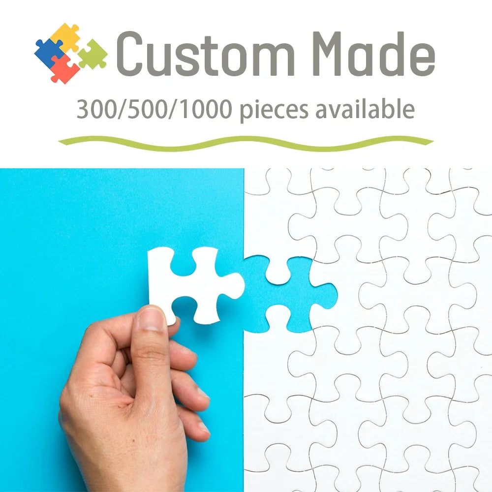 Custom Jigsaw Puzzle Personalized Photo DIY Wooden Puzzle