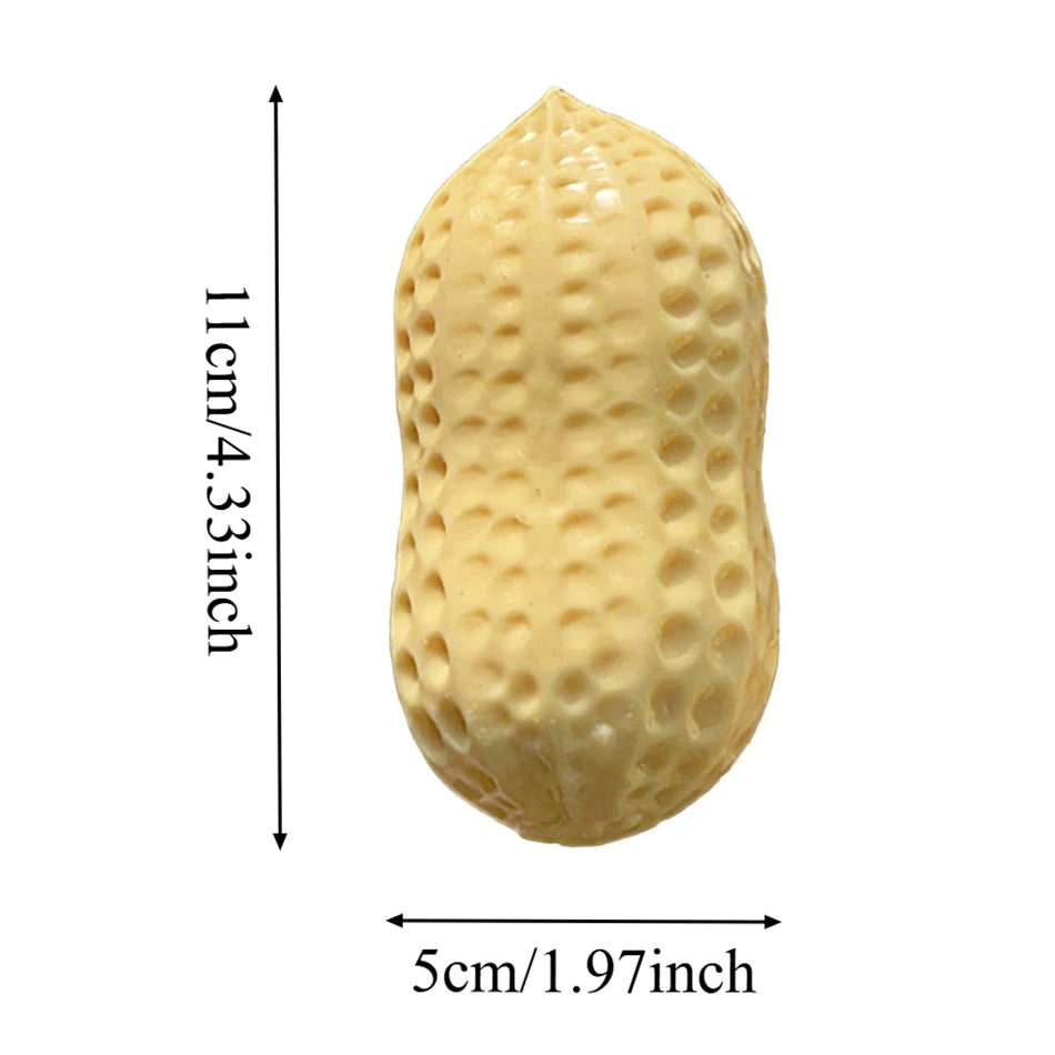 Peanut Squishy Stress Ball 2 Styles Food Fidget Toy
