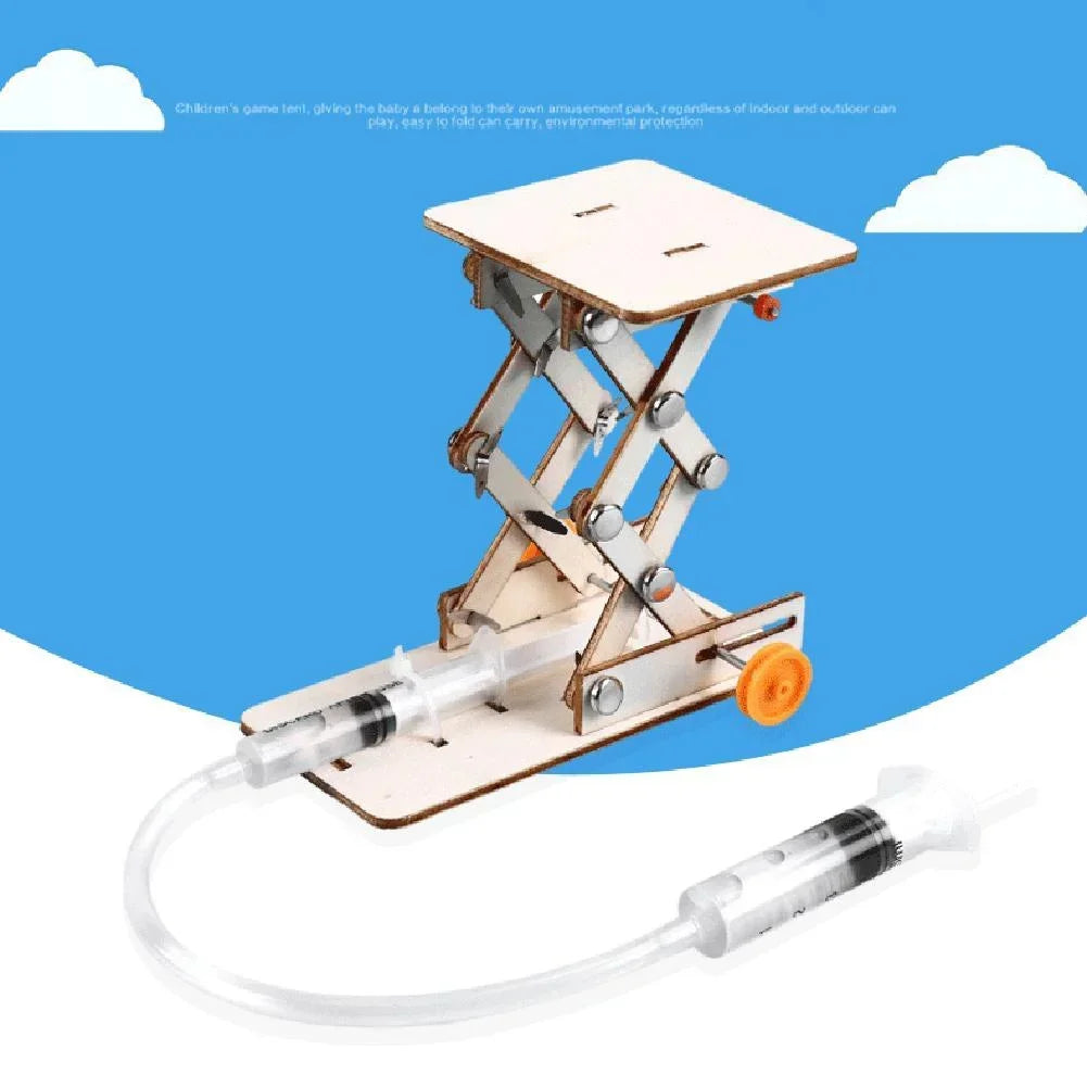 Hydraulic Lift Science Kit – DIY Physics Experiment Model
