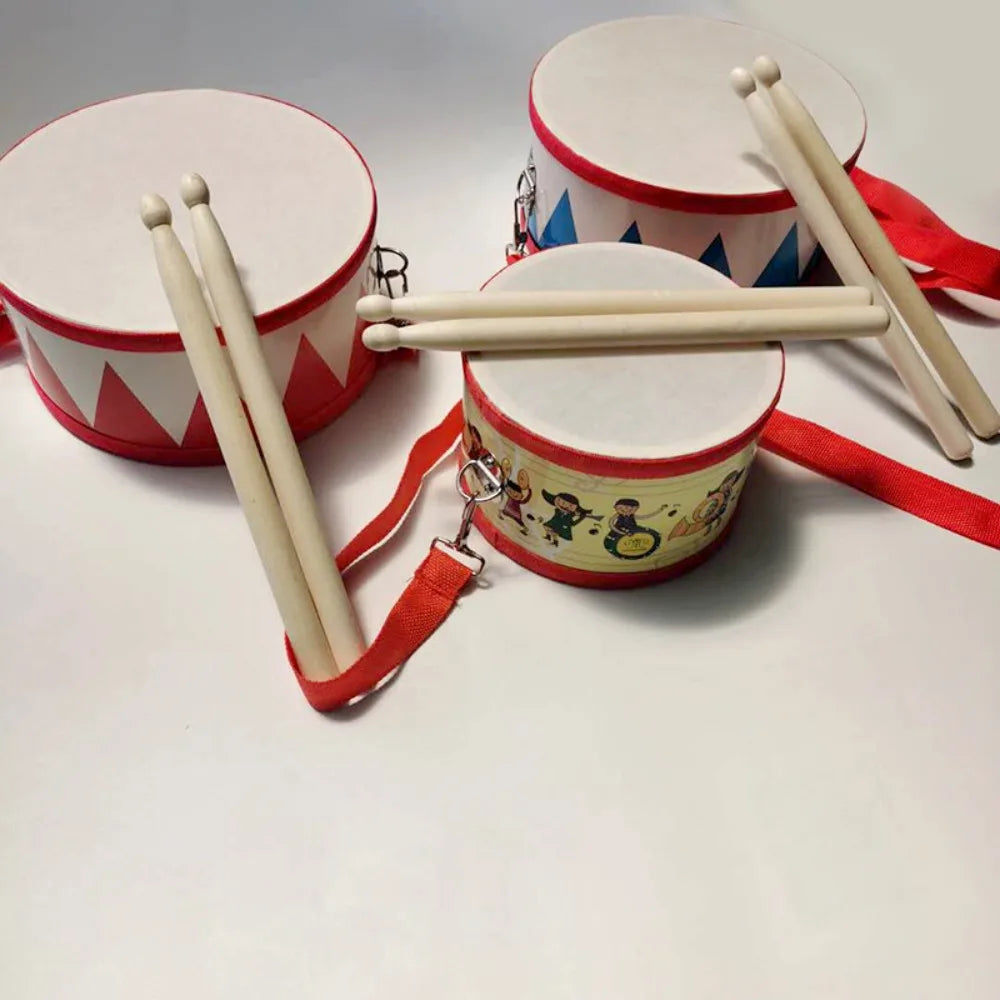 Wooden Kids Drum – 8-Inch Educational Percussion Instrument