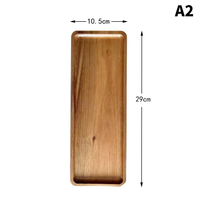 Wooden Food Tray – Japanese Style Serving Plate