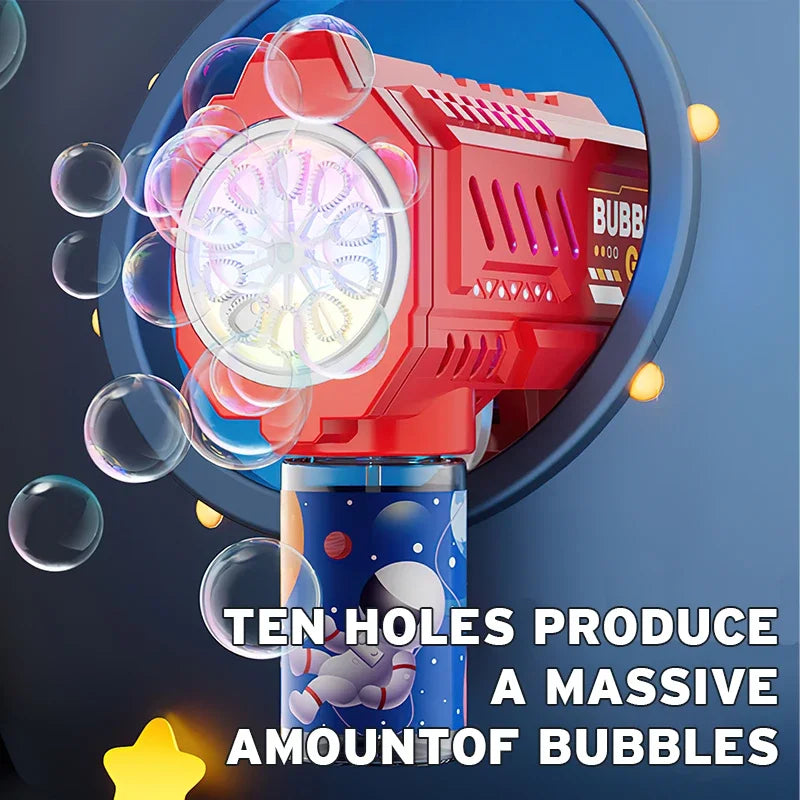 Automatic Bubble Gun – Glowing Bubble Machine Toy