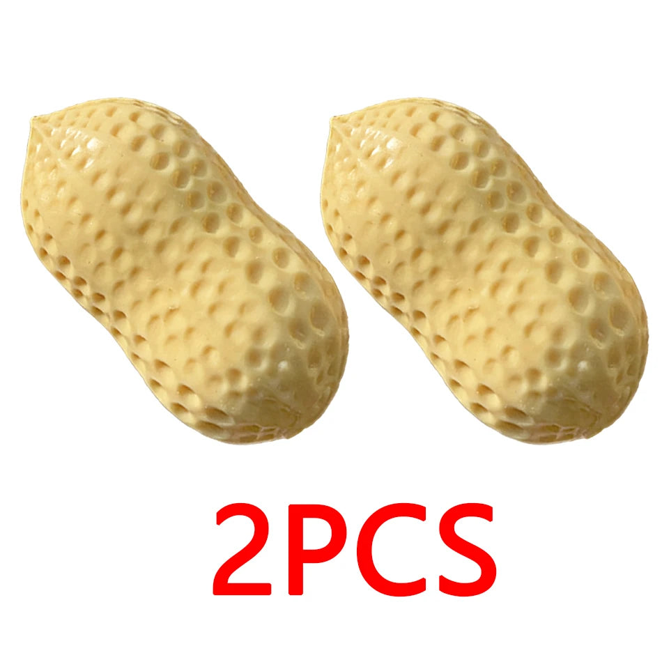 Peanut Squishy Stress Ball 2 Styles Food Fidget Toy
