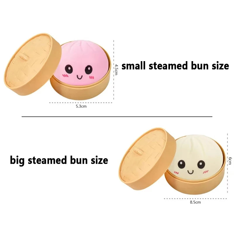 Dumpling Squishy Toy – Soft Rebound Stress Ball