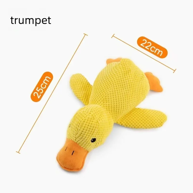 Duck Squeaky Dog Toy – Soft Plush Puppy Companion