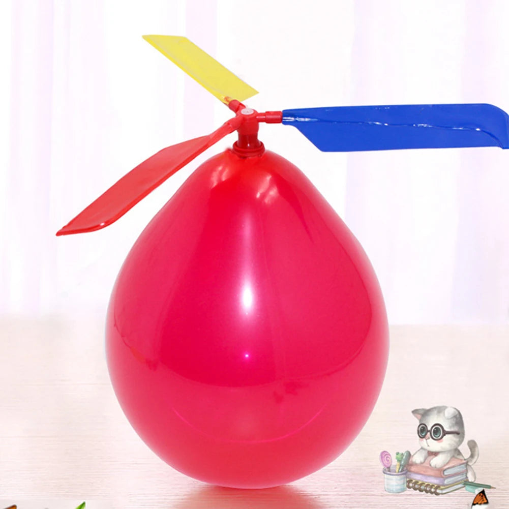 Balloon Helicopter Toy – Outdoor Flying Launcher Set