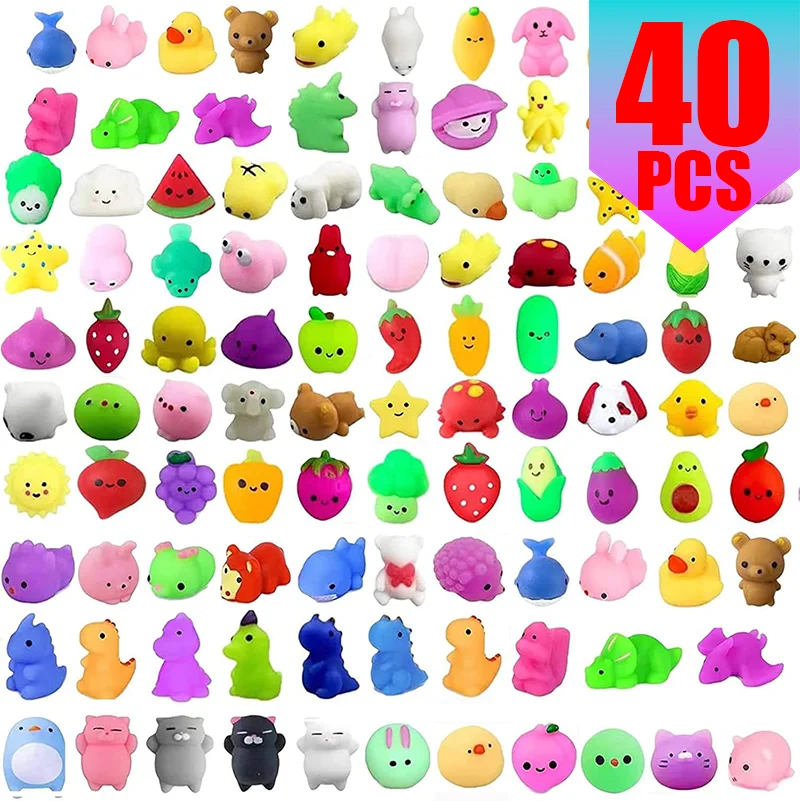 Mini Mochi Squishy Toy Kawaii Animal Fidget Party Favor