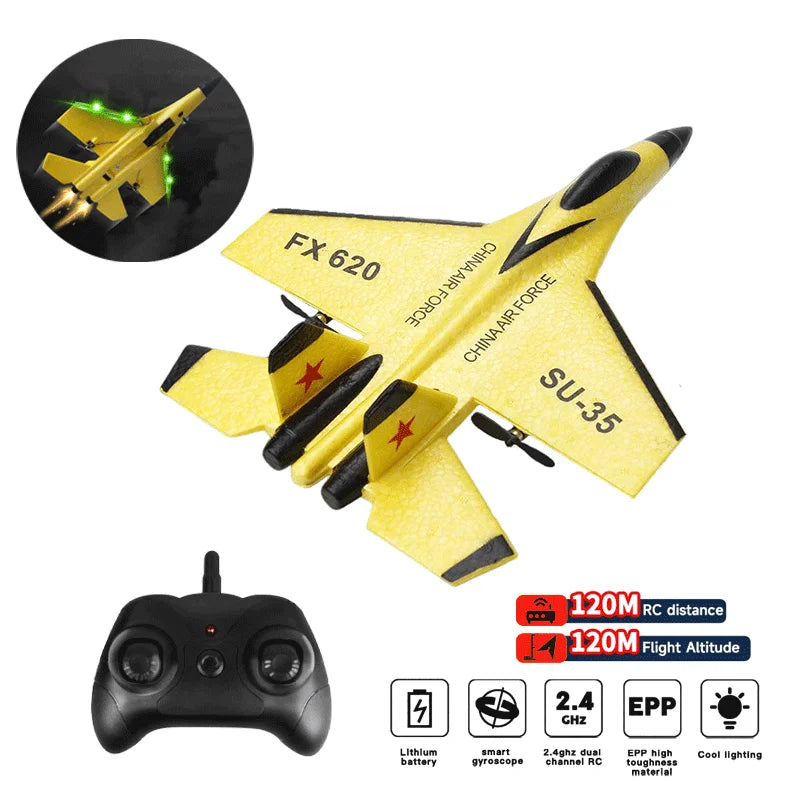 SU-35 RC Foam Airplane – 2.4GHz Remote Control Glider