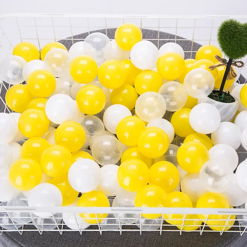 50 Pack Ball Pit Balls – Colorful Plastic Play Balls