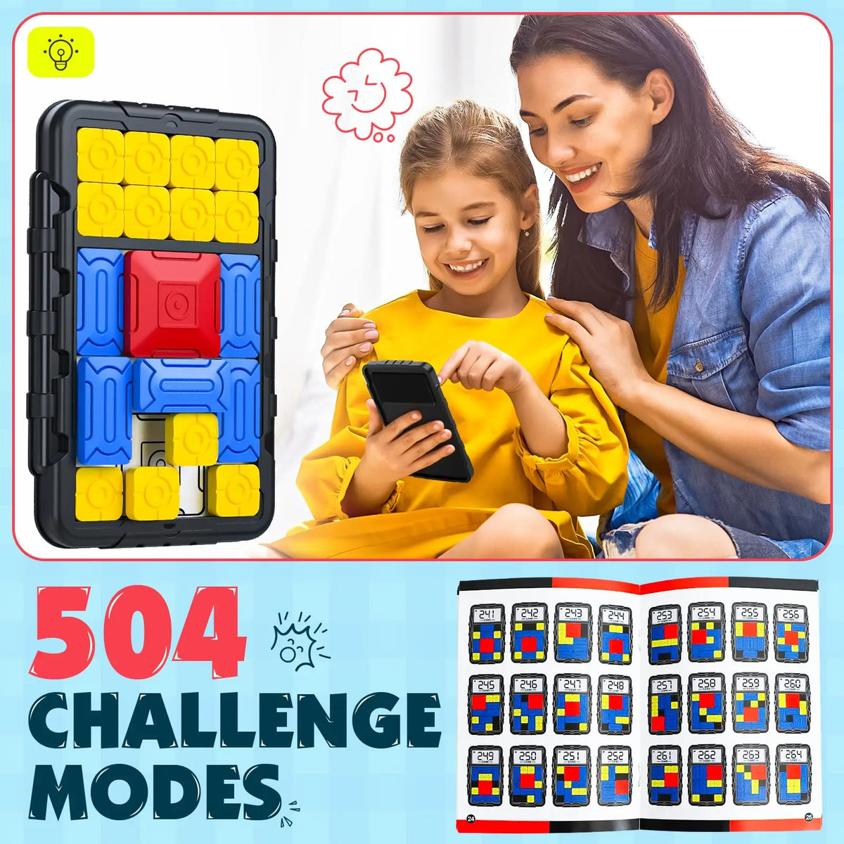 Sliding Block Puzzle – Brain Teaser Logic Game