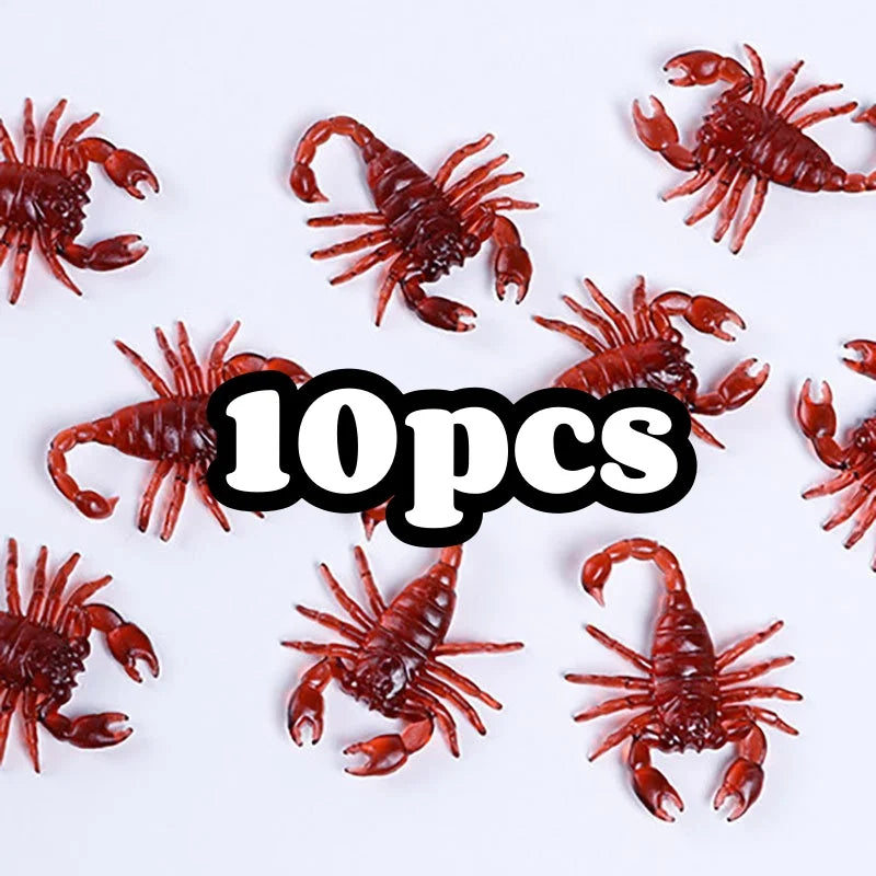50-Piece Fake Cockroach Prank Set for Halloween & Parties