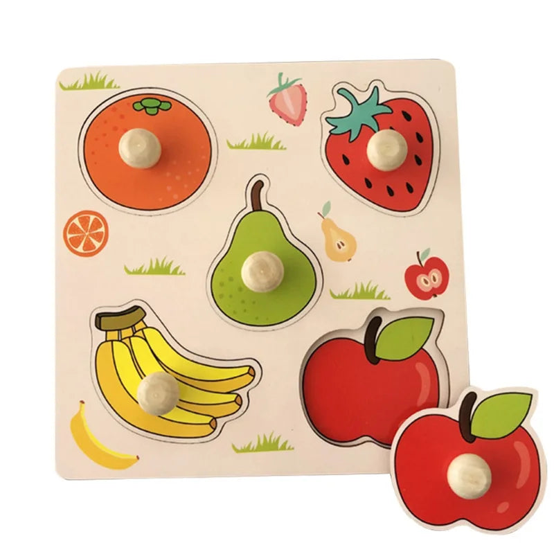 Montessori Wooden Puzzle Educational Shape Matching Toy