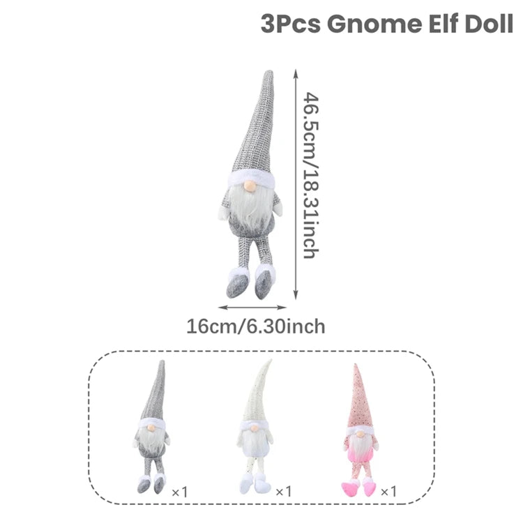 Christmas Gnome Doll Faceless Merry Christmas Home Decoration