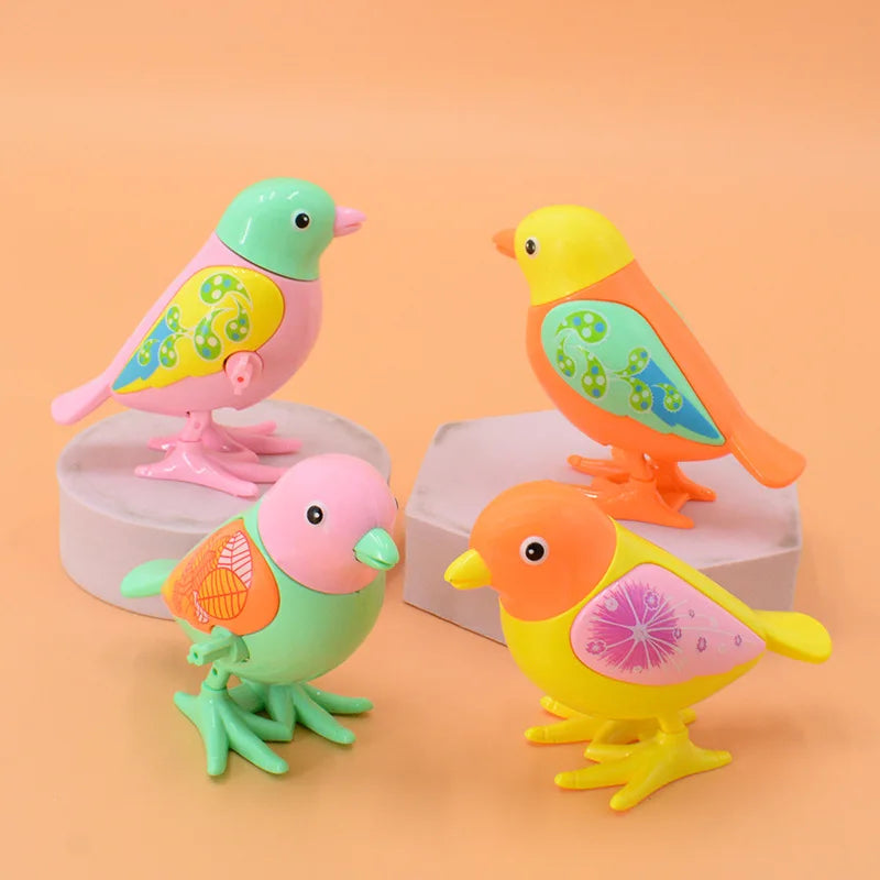 Wind-Up Bird Toy – Jumping Clockwork Animal