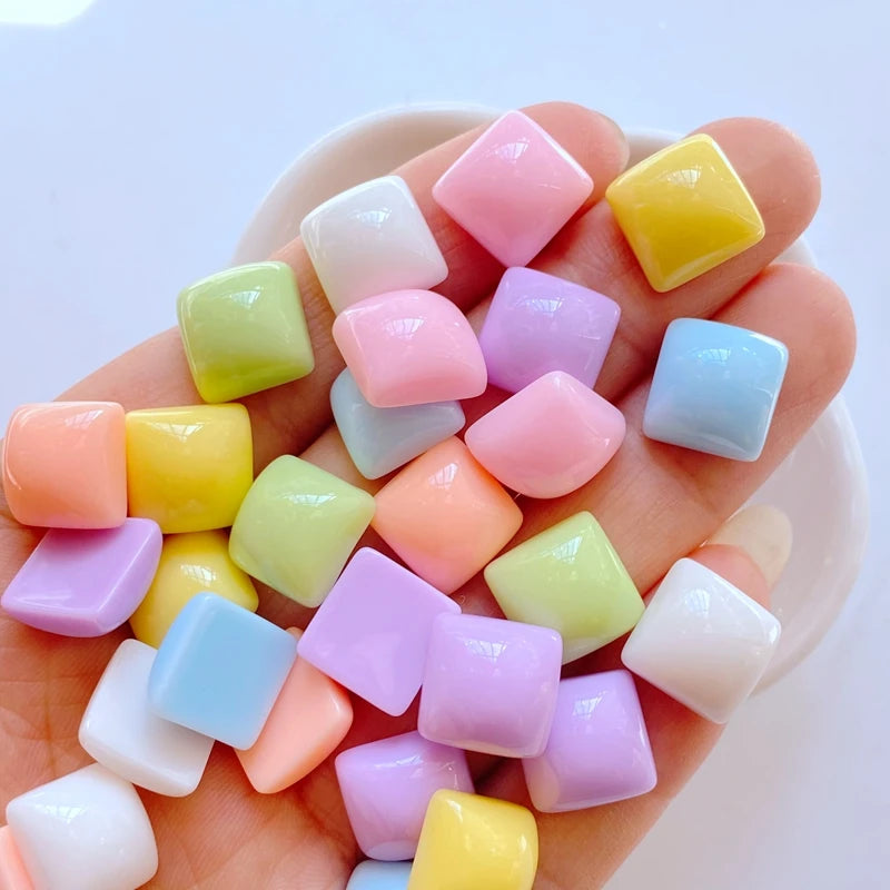 Resin Cabochons – Mini Flat Back Craft Decorations, 30 Pcs