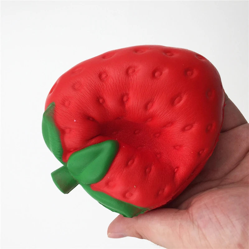 Giant Strawberry Squishy Toy Slow Rising Fruit Fidget