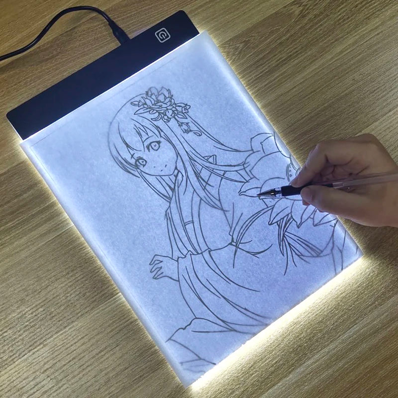 LED Tracing Drawing Board – 3-Level Dimmable Light Pad