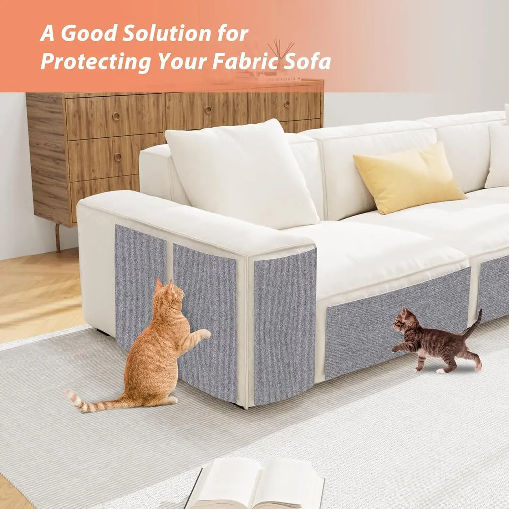 Self-Adhesive Cat Scratching Mat for Sofa and Furniture