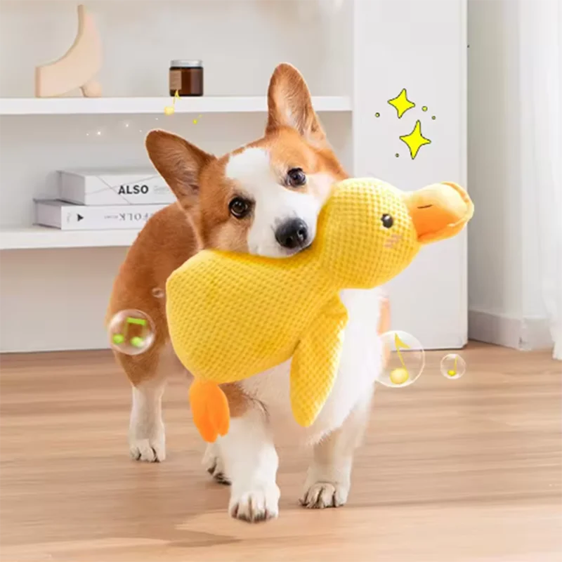 Duck Plush Dog Toy – Interactive Chew and Play Toy