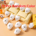 Cute Little White Bear Pinch Toy, Squeeze Toy, Stress Relief Toy, Birthday Gift, Halloween Gift, Christmas Gift, Classroom Rewar