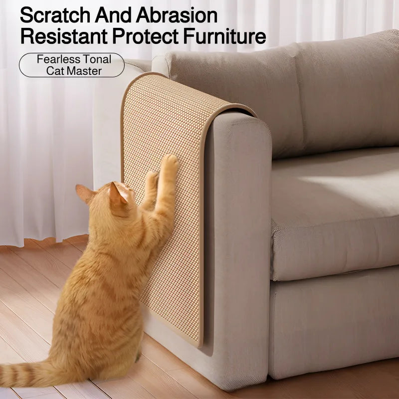Sisal Cat Scratcher Mat for Sofa Protection and Claw Care
