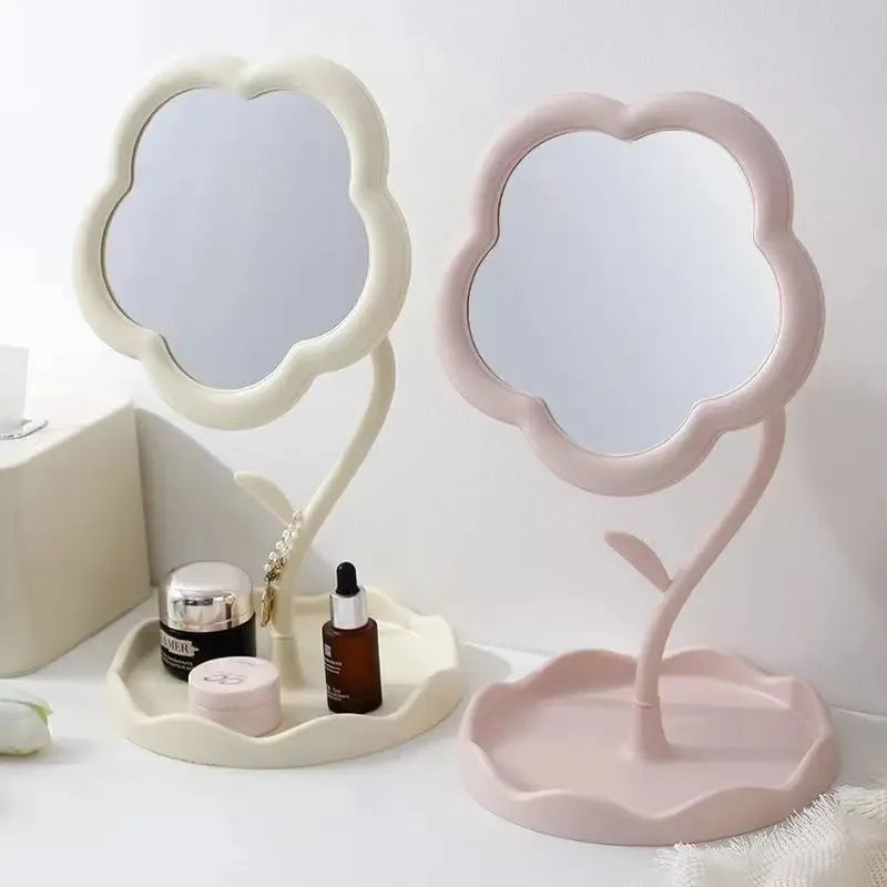 Flower Mirror – Decorative Desktop Vanity Mirror