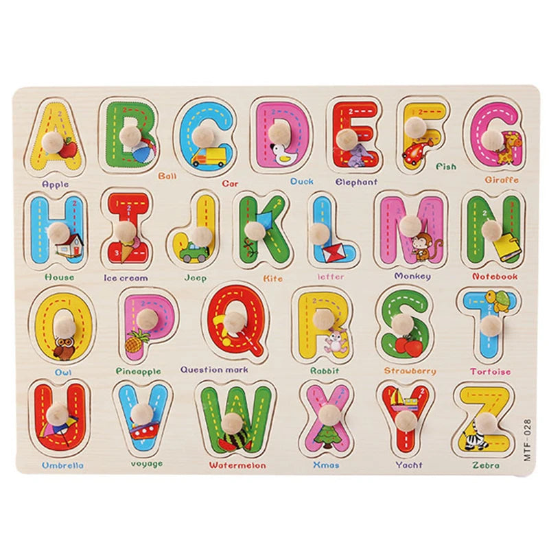 Montessori Wooden Puzzle Educational Shape Matching Toy