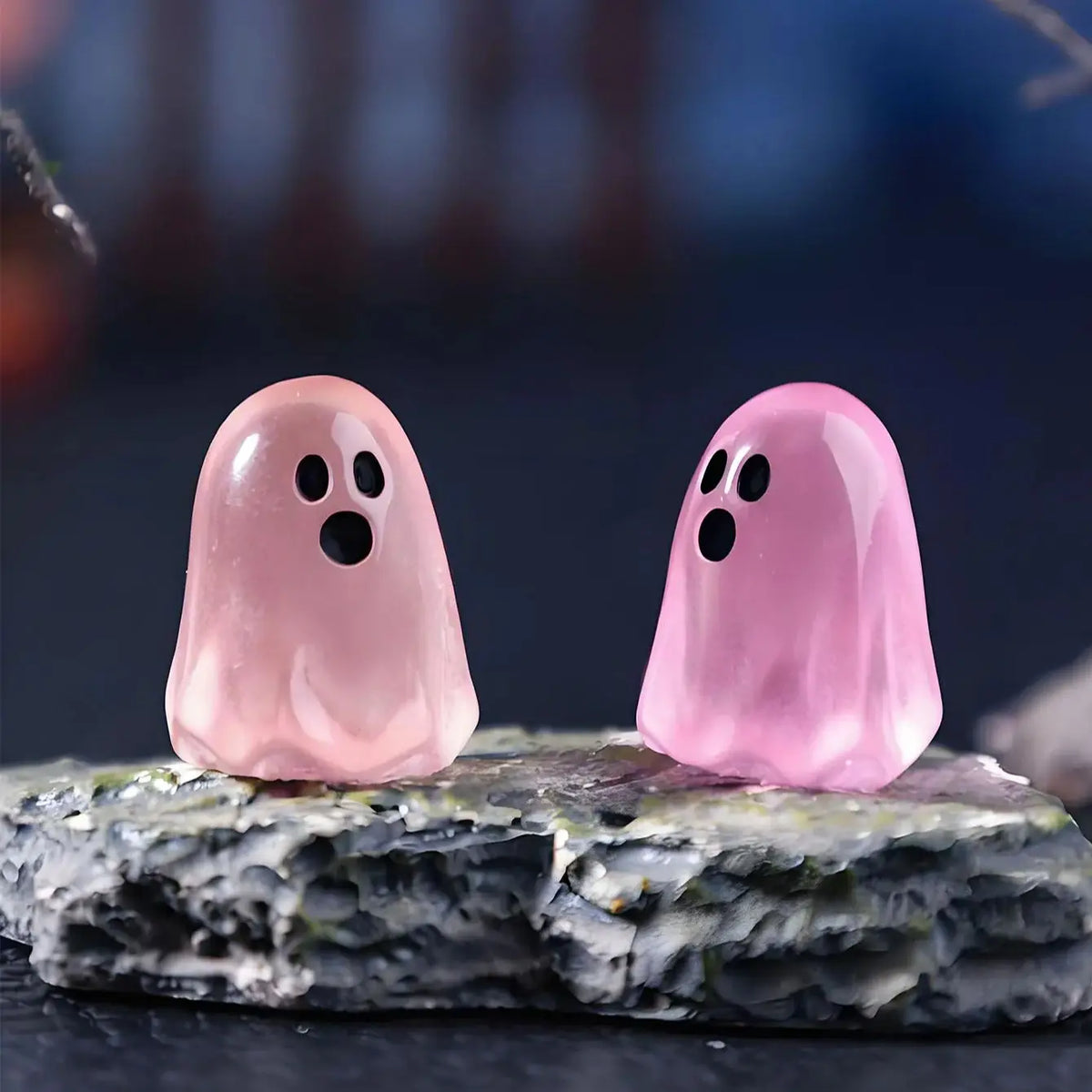 Mini Resin Ghost Figurines for Halloween Décor, 5 or 10 Pack