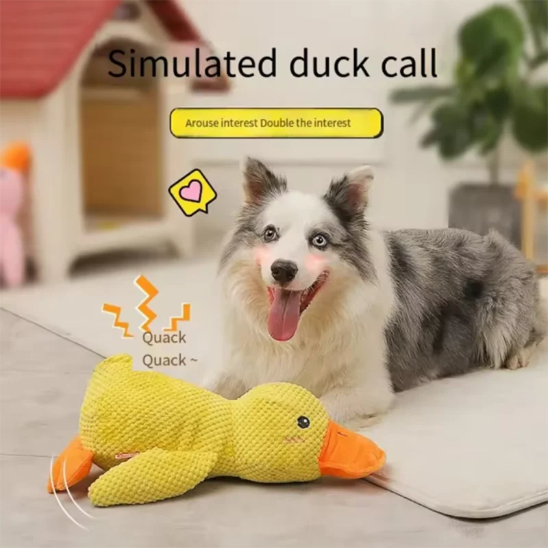 Duck Plush Dog Toy – Interactive Chew and Play Toy