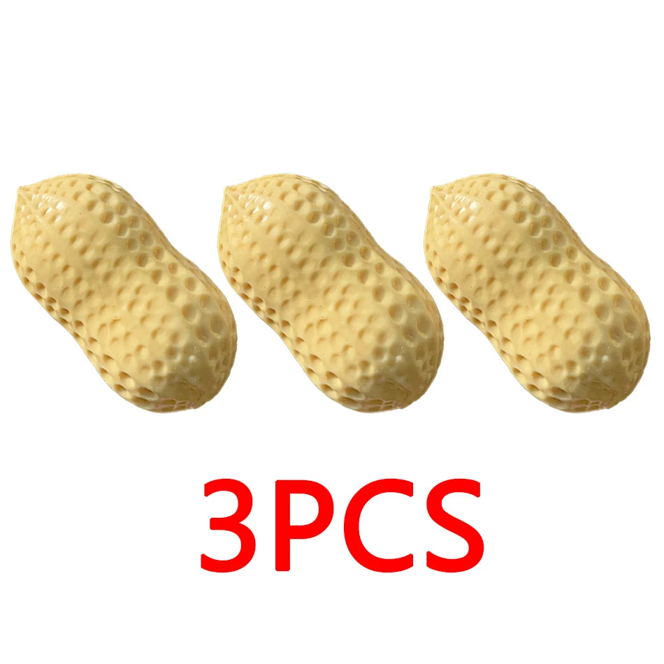 Peanut Squishy Stress Ball 2 Styles Food Fidget Toy