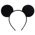 Mouse Ears Headband – Velvet Bow Hair Accessory