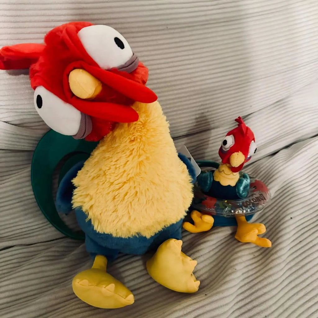 Cute Pig and Rooster Plush Toys, Soft Stuffed Animal Decor