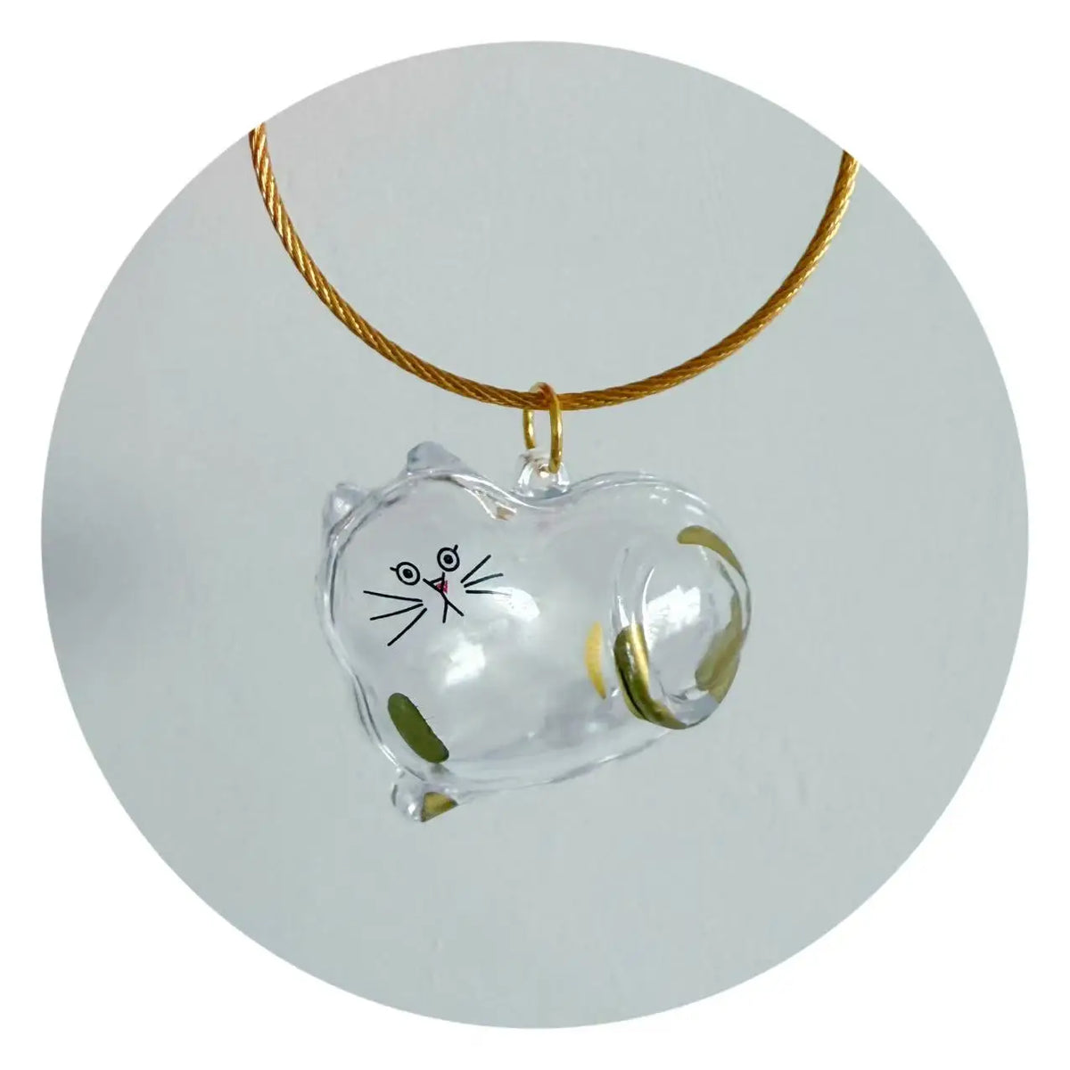 Pet Hair Memorial Keychain – Cat and Dog Keepsake Pendant