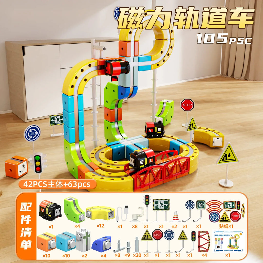 Magnetic Track Train Toy Anti-Gravity Rail Car