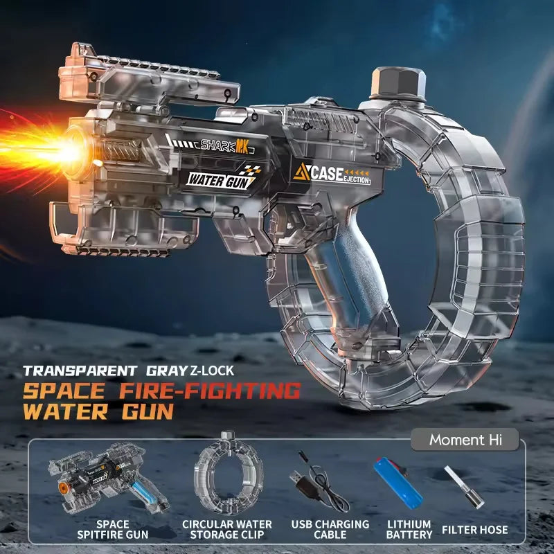 Electric LED Water Gun 400ml Automatic Water Blaster