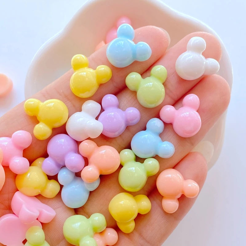 Resin Cabochons – Mini Flat Back Craft Decorations, 30 Pcs