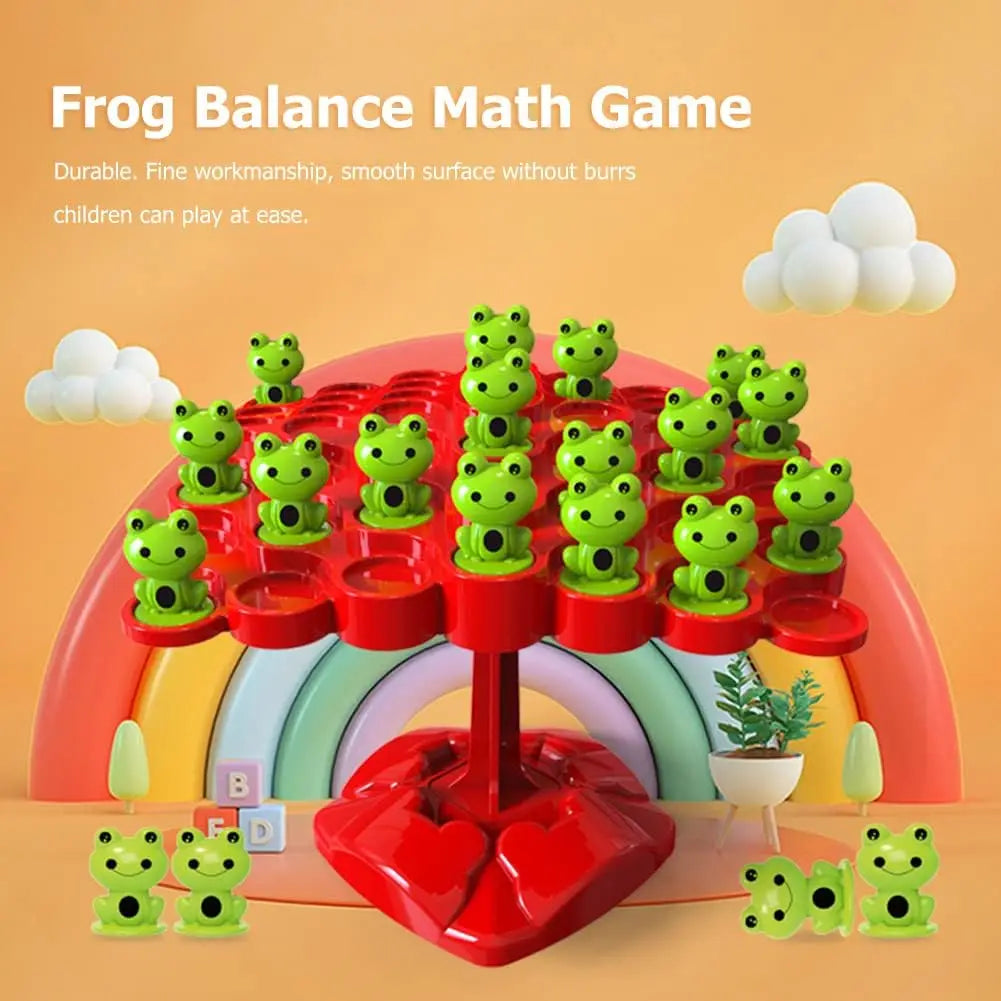 Frog Balance Game – Kids Math & Balancing Board Toy