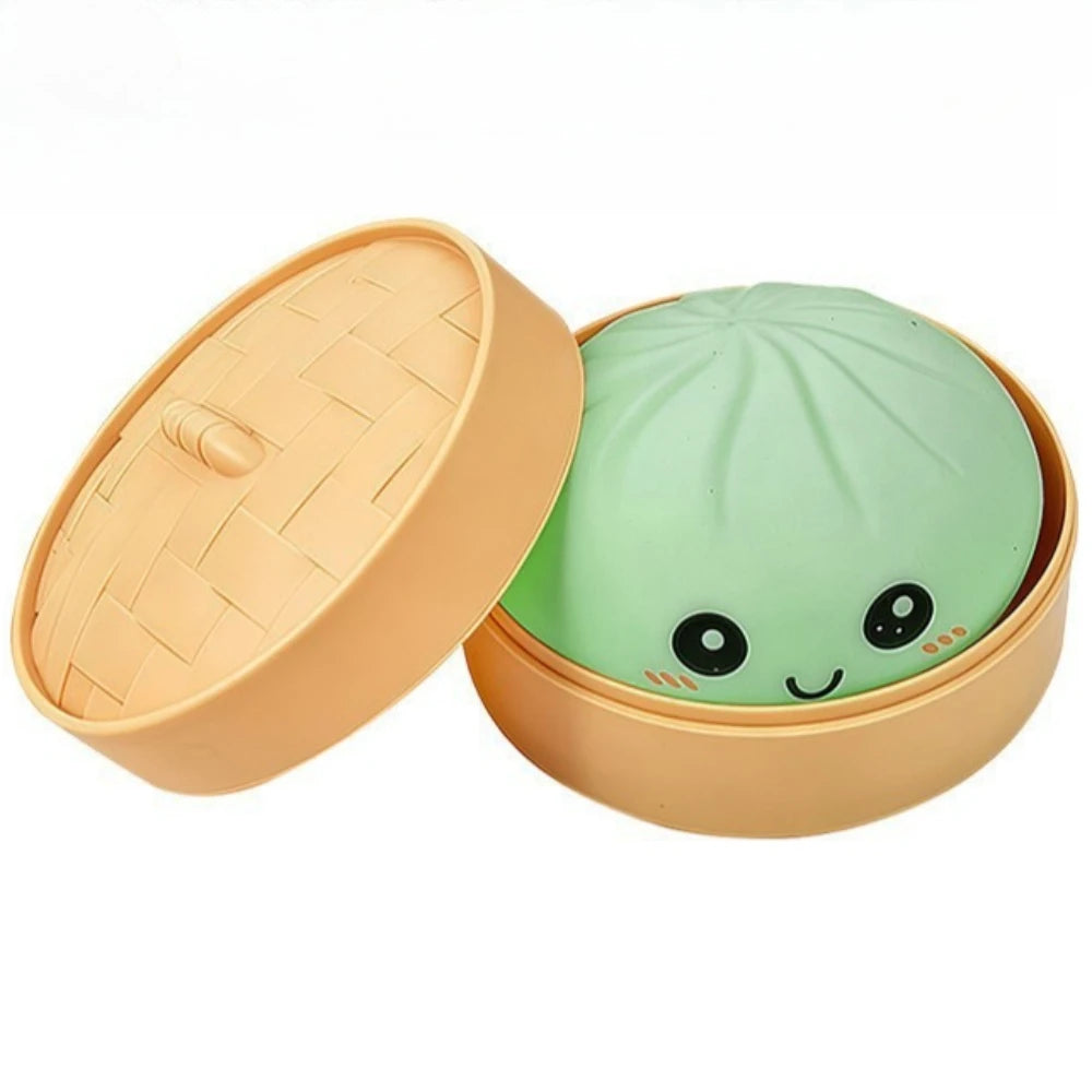Dumpling Squishy Toy – Slow-Rising Food Fidget Stress Ball