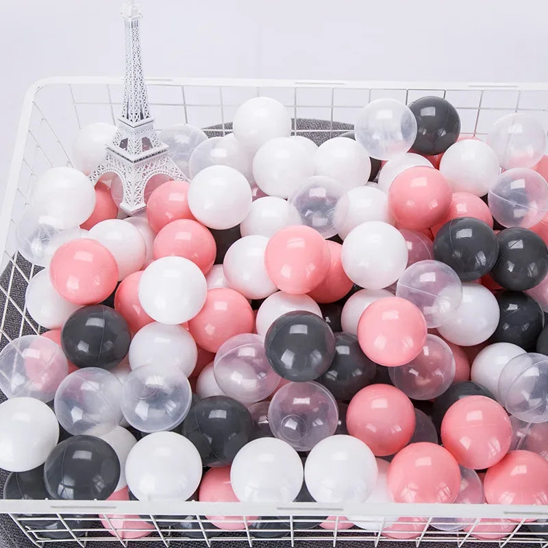 50 Pack Ball Pit Balls – Colorful Plastic Play Balls