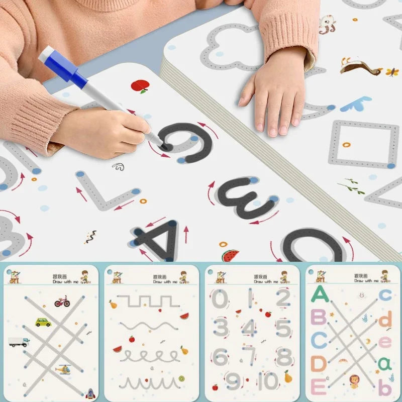 Magical Tracing Workbook – Kids Drawing and Writing Practice Set