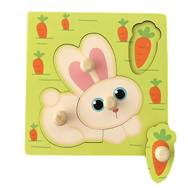 Montessori Wooden Puzzle Educational Shape Matching Toy