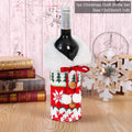 Christmas Wine Bottle Cover Festive Holiday Table Decor