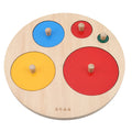 Montessori Sorting Puzzle Wooden Geometric Shape Learning Toy