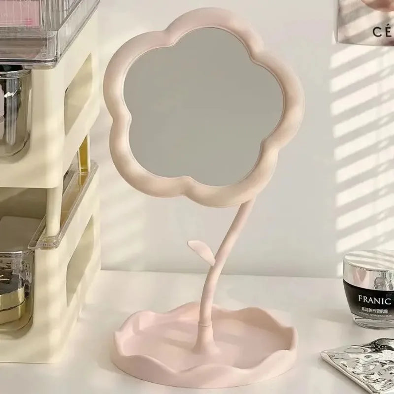 Flower Mirror – Decorative Desktop Vanity Mirror